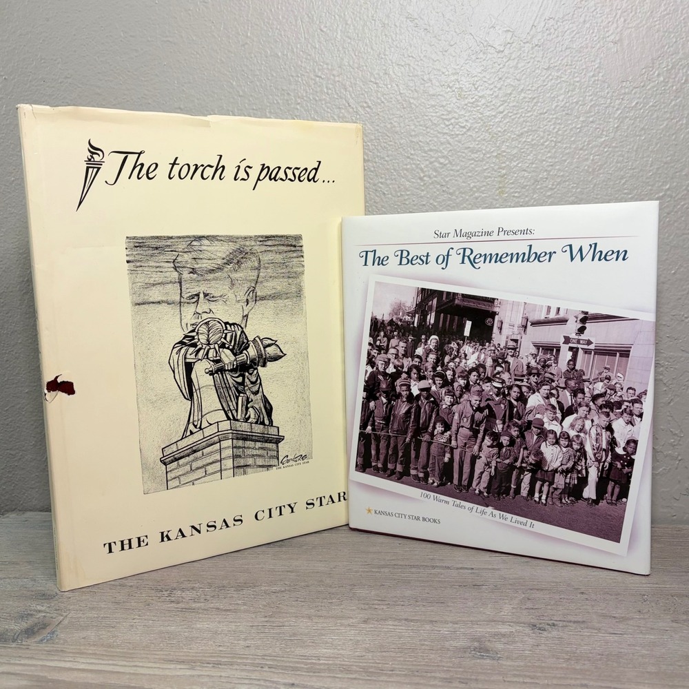 Kansas City Star JFK The Torch is Passed & Best of Remember When Book Lot